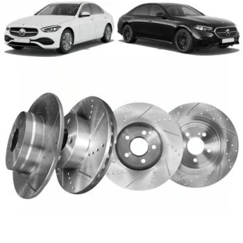 Brake Disc Rotors Fit For Mercedes-Benz C300 C250