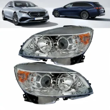 Headlight Fit For Mercedes-Benz C300 C350 C63 AMG C230 C250