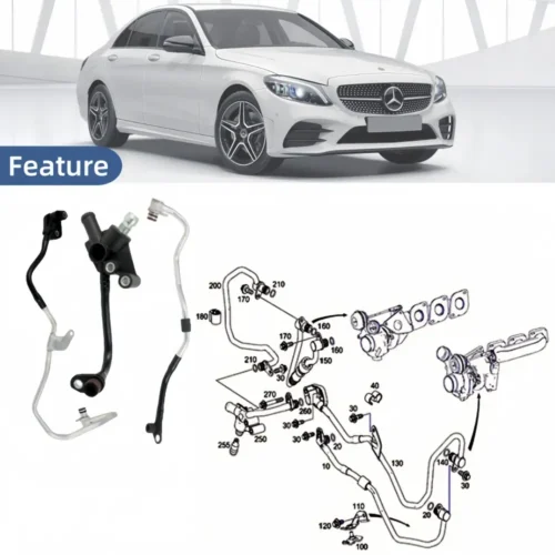 benz-turbocharger coolant hose-02 benz-turbocharger coolant hose-02