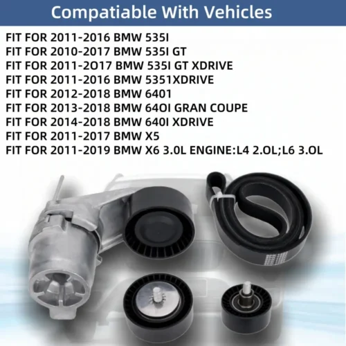 bmw-belt tensioner pulley kit-10 bmw-belt tensioner pulley kit-10