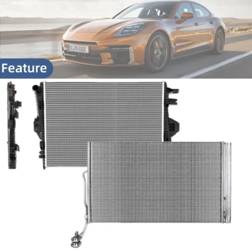 porsche-coolant radiator & condenser kit-03 porsche-coolant radiator & condenser kit-03