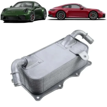 Engine Oil Cooler Fit For Porsche Cayenne 2011-2018 Panamera 2010-2016 V6 3.0L 3.6L 4.8L