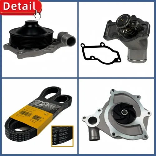 porsche-thermostat+water pump+gaskets+belt kit-02 porsche-thermostat+water pump+gaskets+belt kit-02